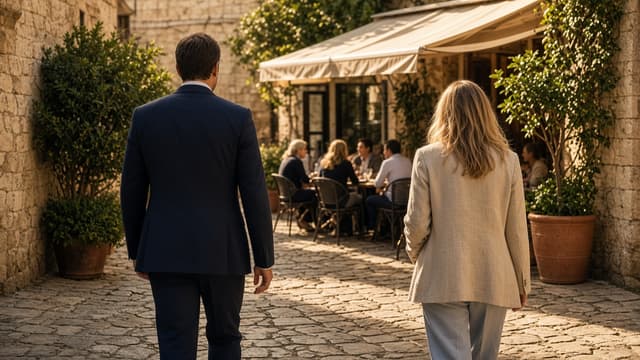 Calle de una ciudad, el tipo de encuentro que en el proceso queda como reunión aceptada